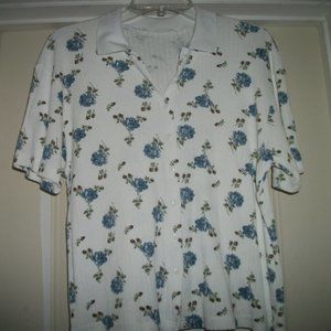 COTTAGECORE FOLKLORE RETRO UNDERWEAR BLOUSE X LG